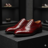 Giày da cá sấu Đỏ Burgundy